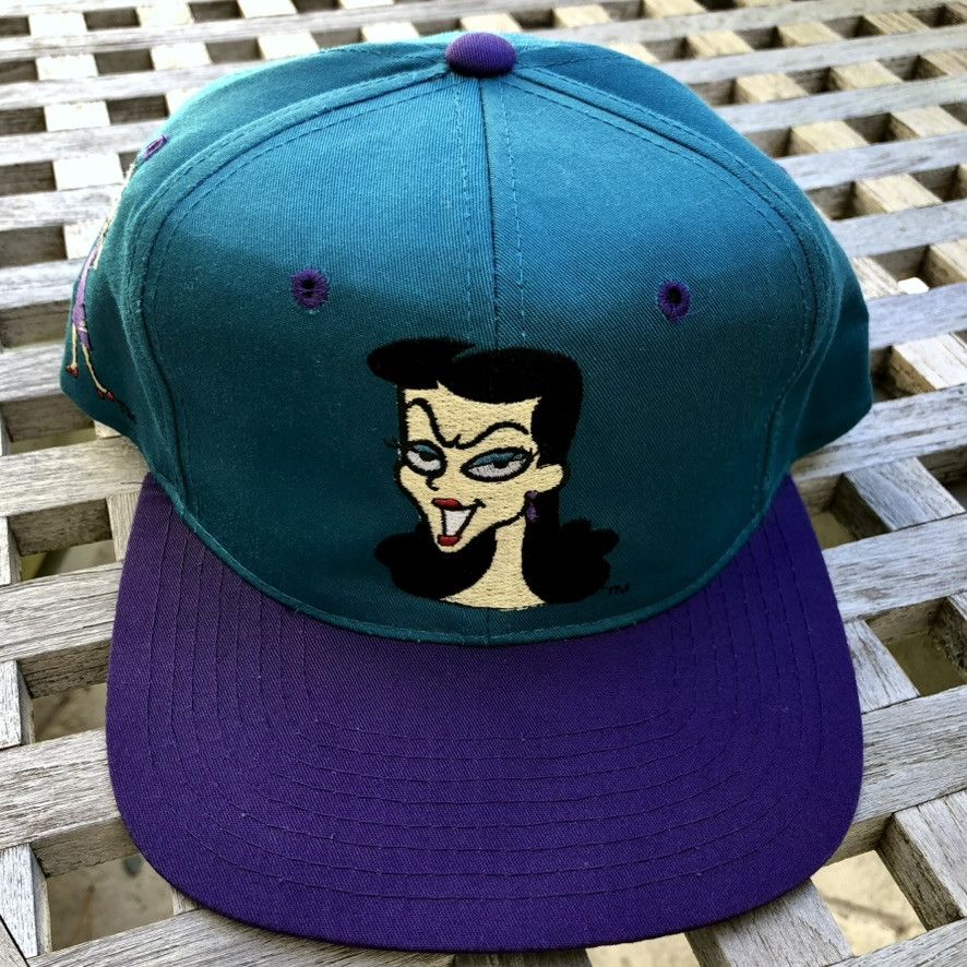 American Needle Natasha Bullwinkle 90s VTG American Needle Blockhead Hat Size ONE SIZE - 1 Thumbnail
