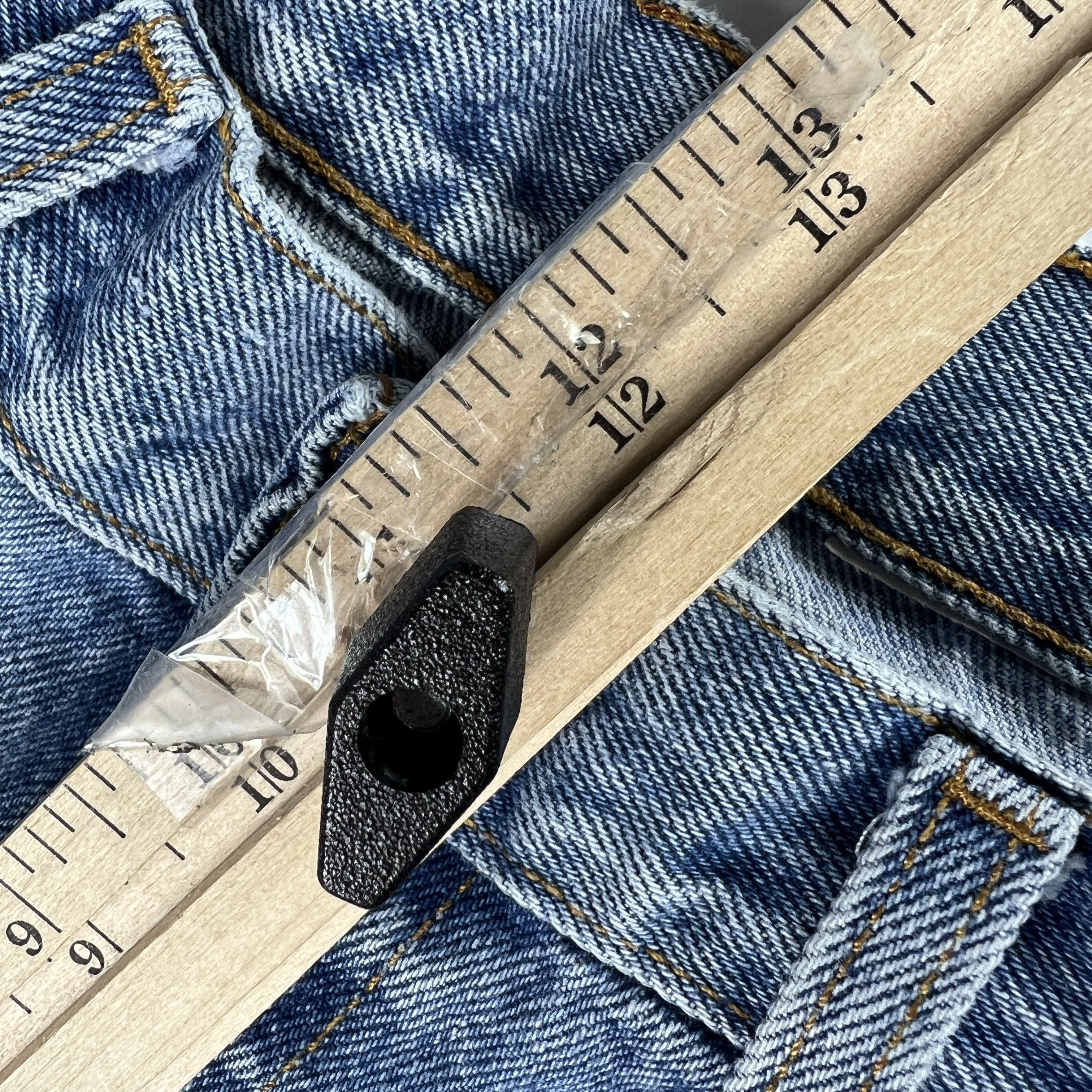 Levi's × Vintage Y2K` Levi's Jean Shorts 550 Faded Cut Off Cotton Denim Jorts Size US 34 / EU 50 - 18 Thumbnail