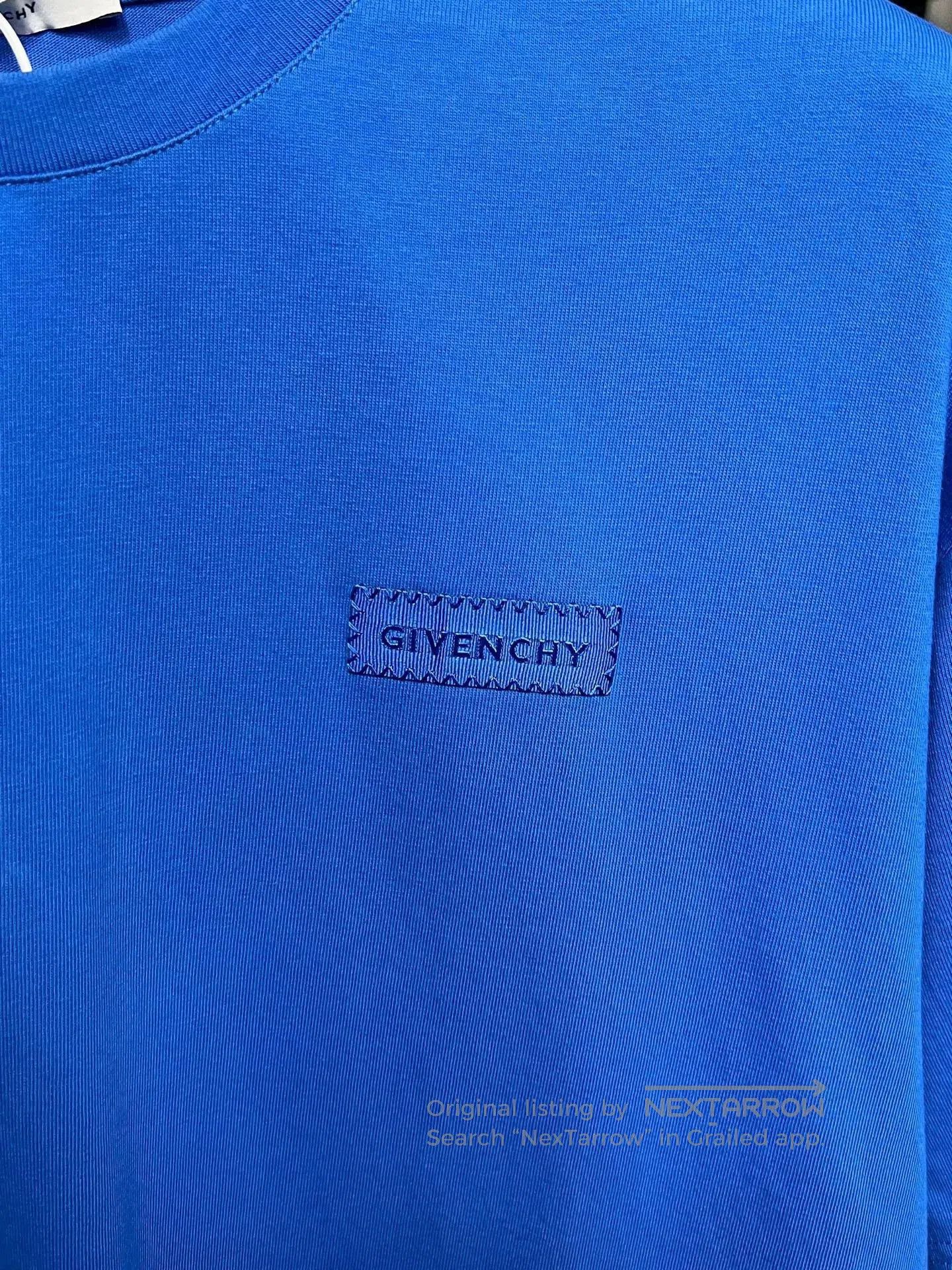 Givenchy Givenchy Blue Logo Short Sleeve T. Size US XL / EU 56 / 4 - 3 Thumbnail