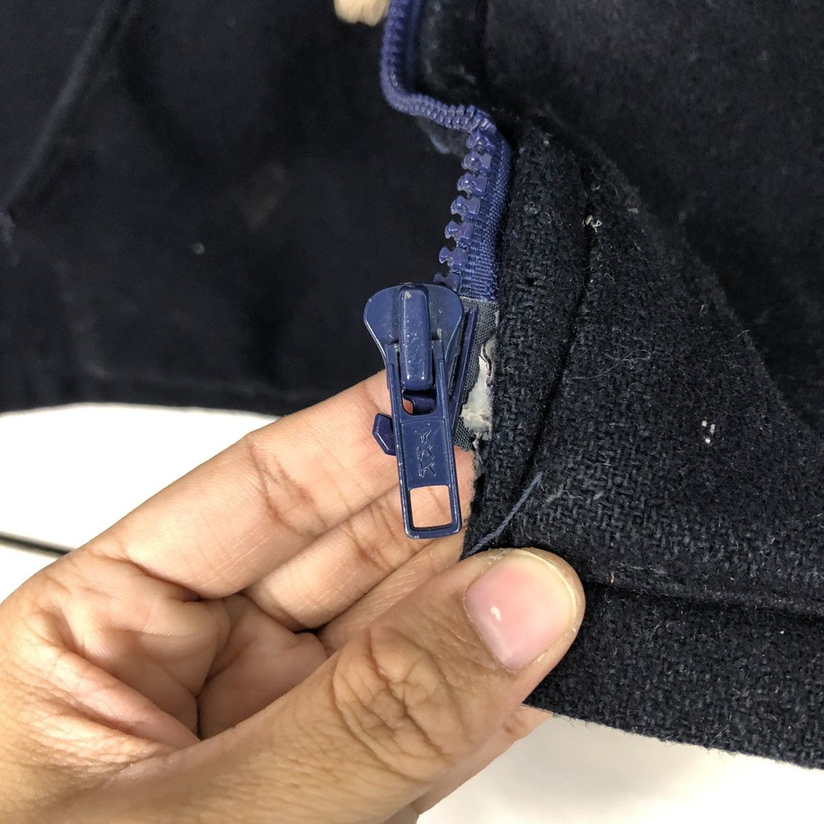 Vintage 🔥VINTAGE WOOL ZIPPER JACKET LE MINOR MADE IN FRANCE Size US M / EU 48-50 / 2 - 19 Thumbnail