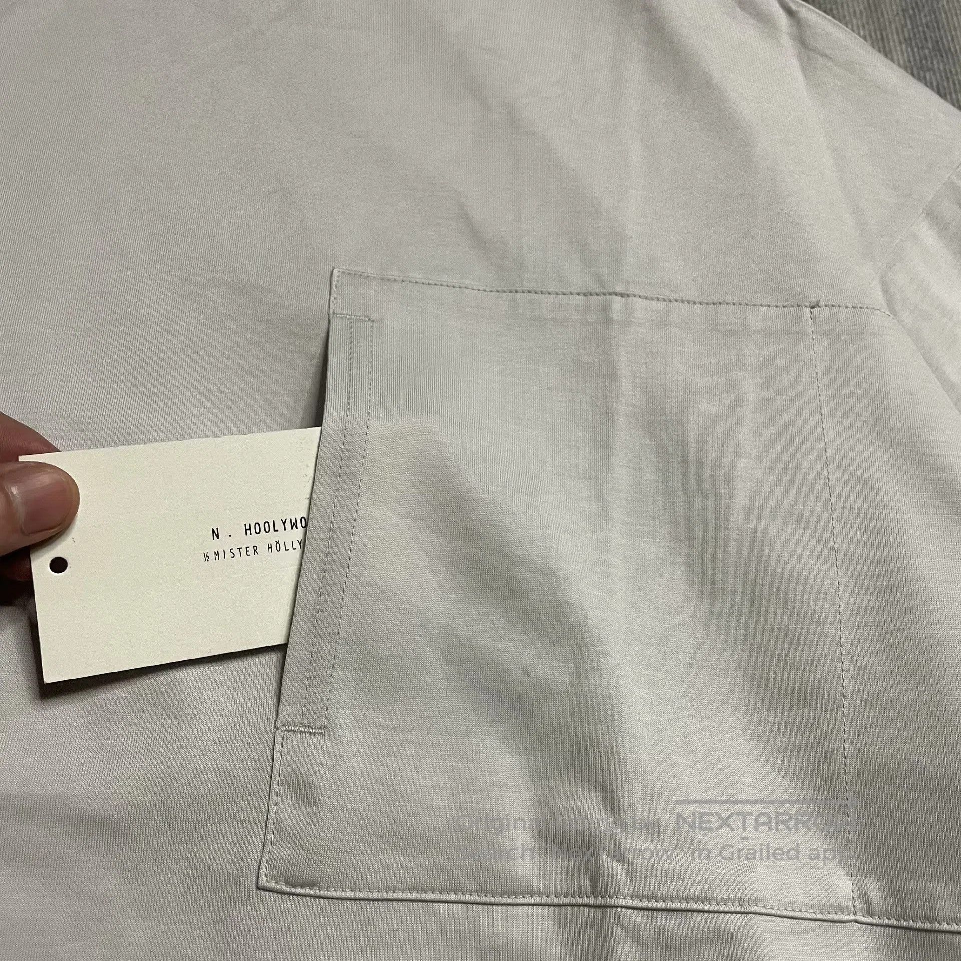 N.Hoolywood N.HOOLYWOOD 23AW Long Sleeve Pocket Tee. Size US XXS / EU 40 - 4 Thumbnail