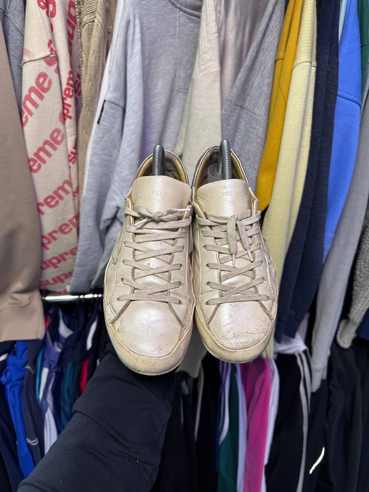 Philippe Model Philippe Model Archival Sneakers Golden Goose Style EUR 39 Size US 9 / IT 39 - 4 Thumbnail