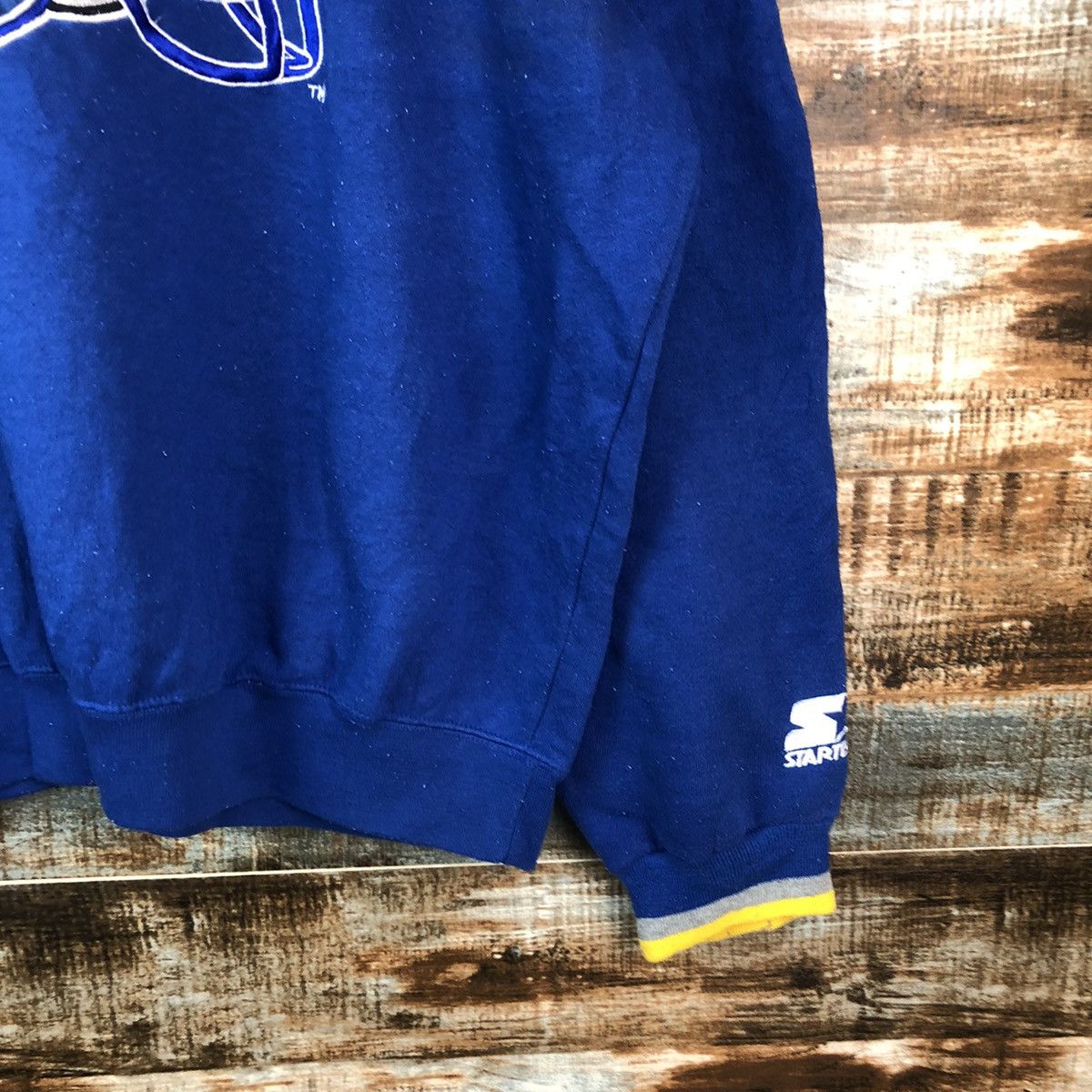 NFL × Starter American Football NFL Blue Jersey sweatshirt #A2029 Size US L / EU 52-54 / 3 - 8 Thumbnail