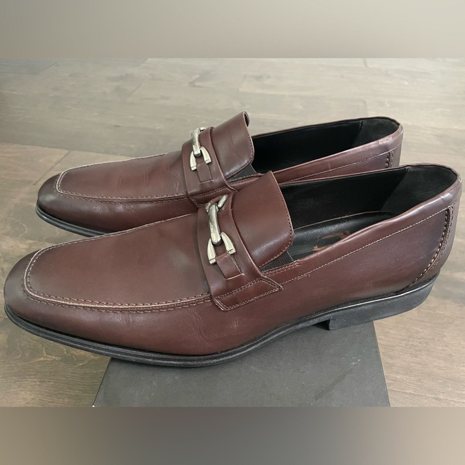 Bruno Magli Bruno Magli Renegade Leather Loafer Mens Size 13 in Brown Size US 13 / EU 46 - 5 Thumbnail