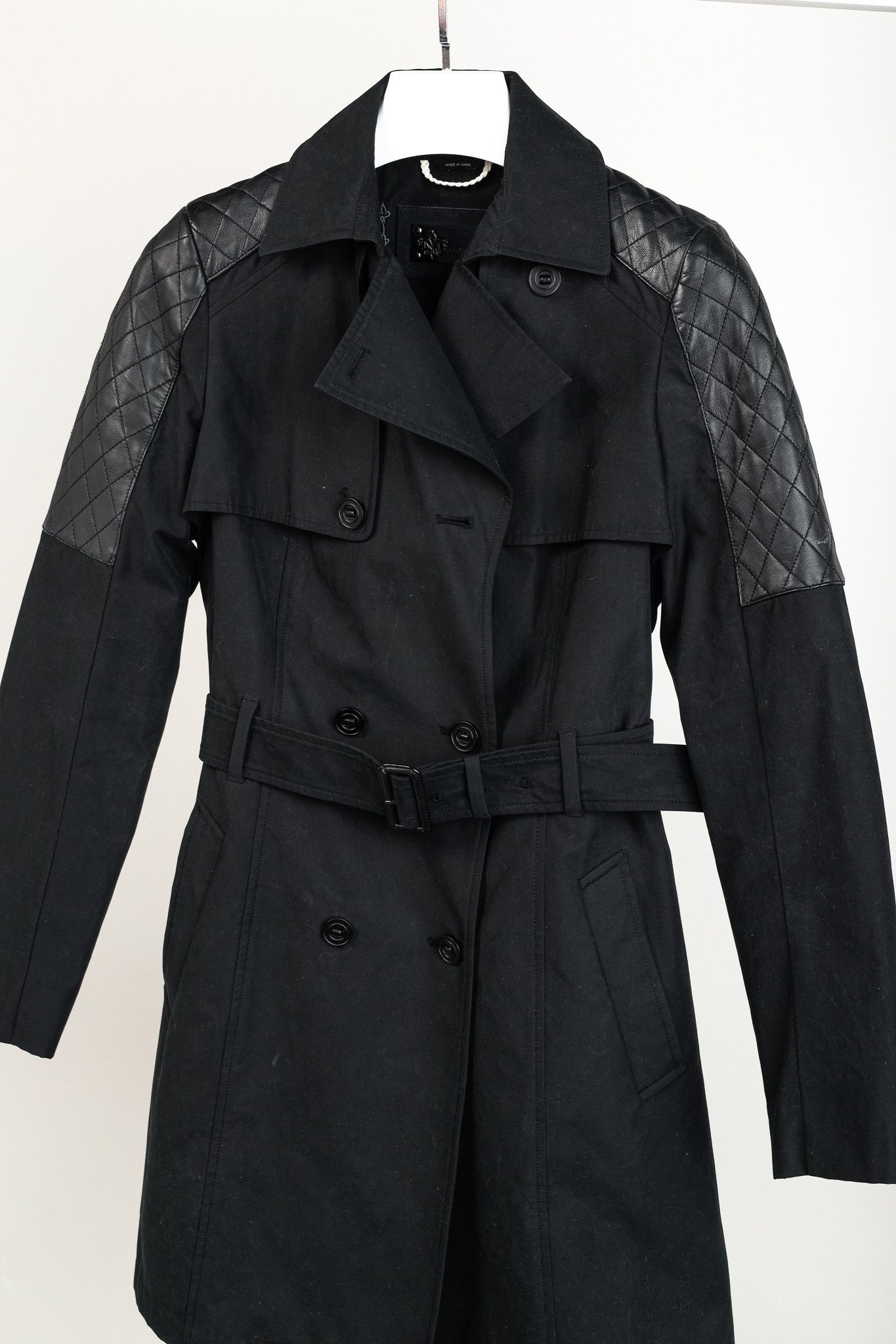 Mackage Mackage Lilith Cotton Quilted-Leather-Trim Trench Coat Size S / US 4 / IT 40 - 7 Thumbnail