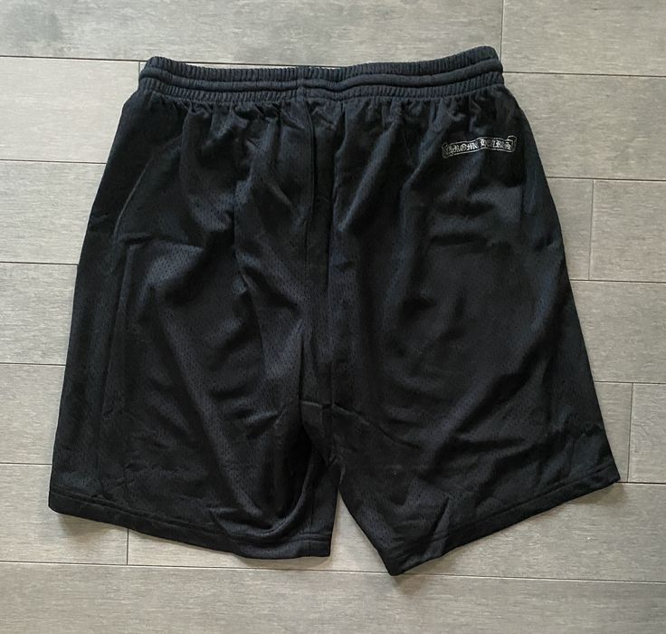 Chrome Hearts Chrome Hearts Mesh Varsity Shorts Black | Grailed