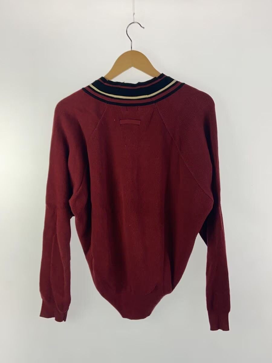 Jean Paul Gaultier V Neck Knie Sweater Size US M / EU 48-50 / 2 - 2 Thumbnail