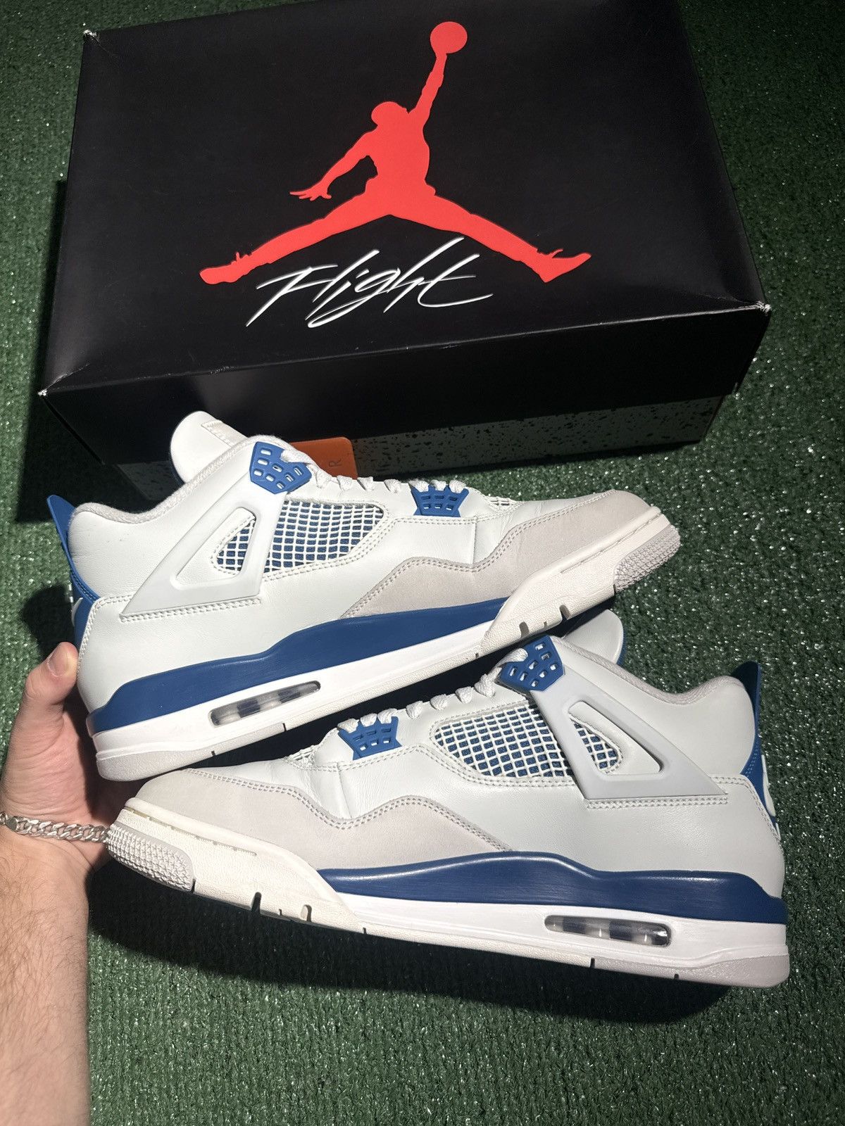 Jordan Brand Jordan 4 military blue size 12 Size US 12 / EU 45 - 4 Thumbnail