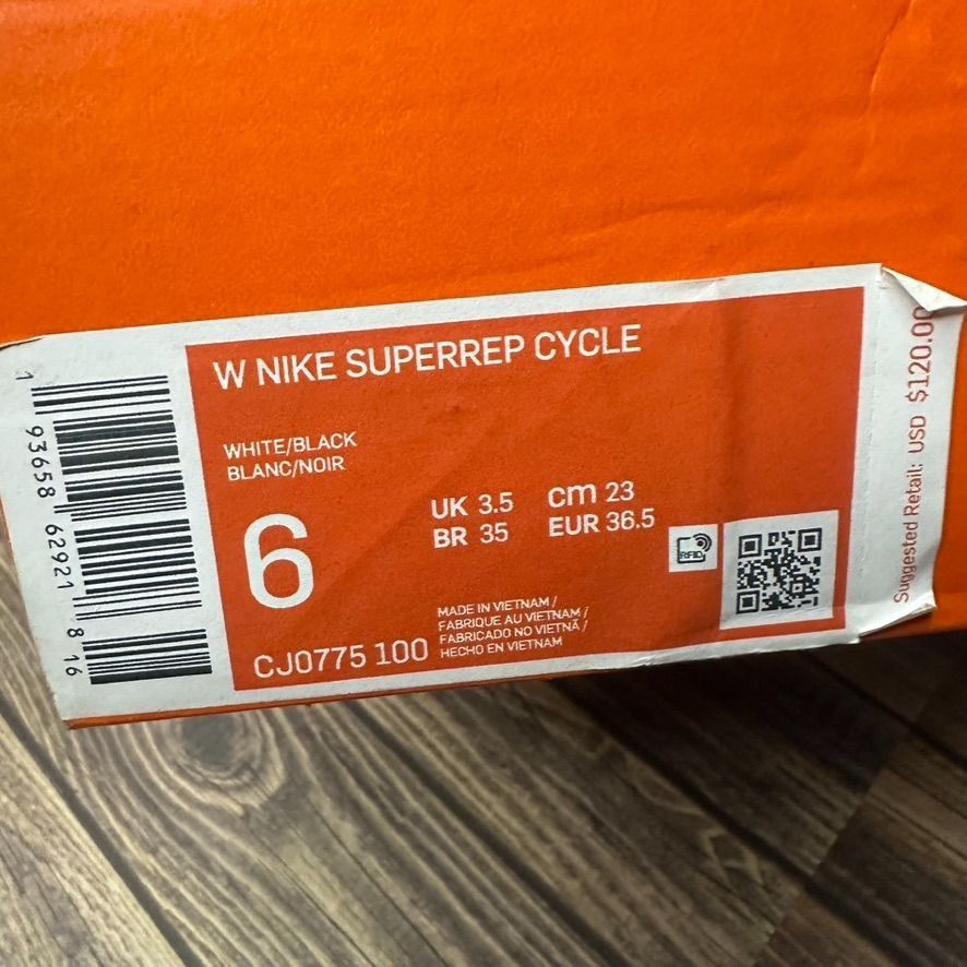 Nike Nike Superrep Cycle Shoes Women's Size 6 NWT *IN BOX* White Size US 6 / IT 36 - 8 Thumbnail