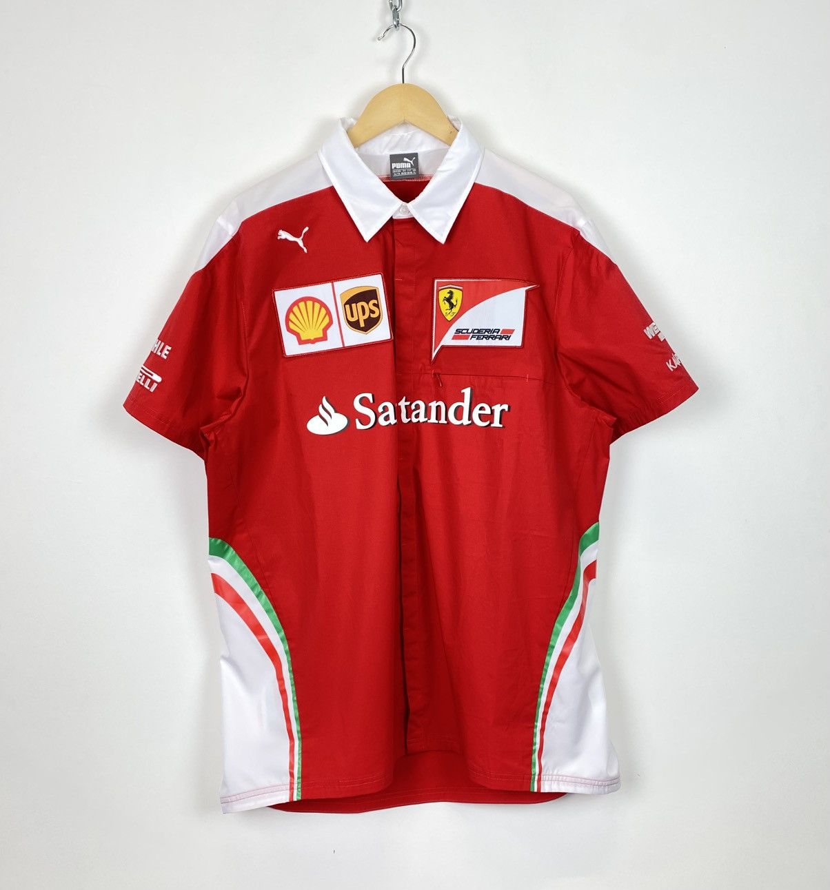 Ferrari × Puma Puma Ferrari Team Racing Shirt Short Sleeve Size XL Red Top Size US XL / EU 56 / 4 - 1 Thumbnail