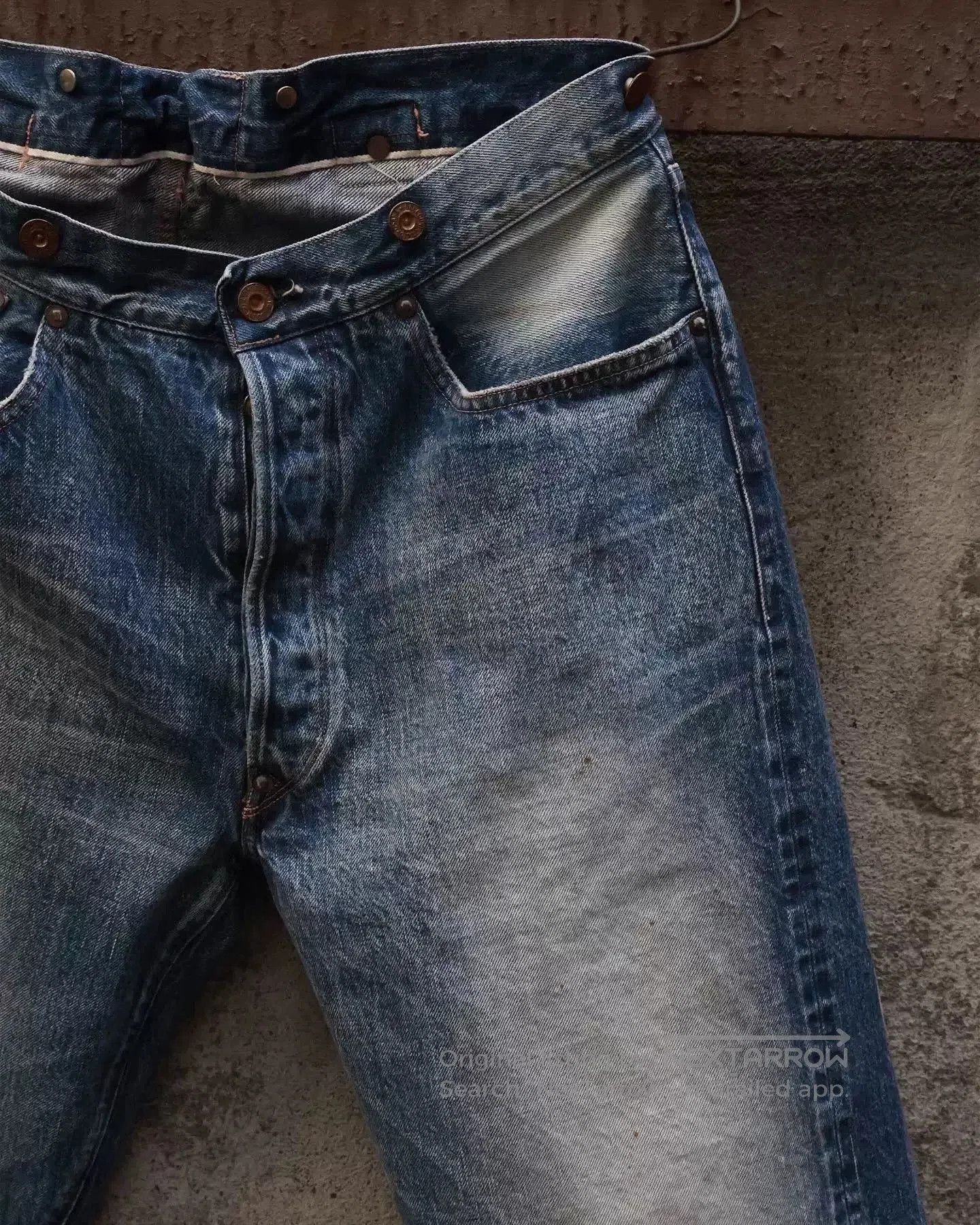 Full Count & Co. FULLCOUNT Classic Blue Denim Jeans. Size US 36 / EU 52 - 6 Thumbnail