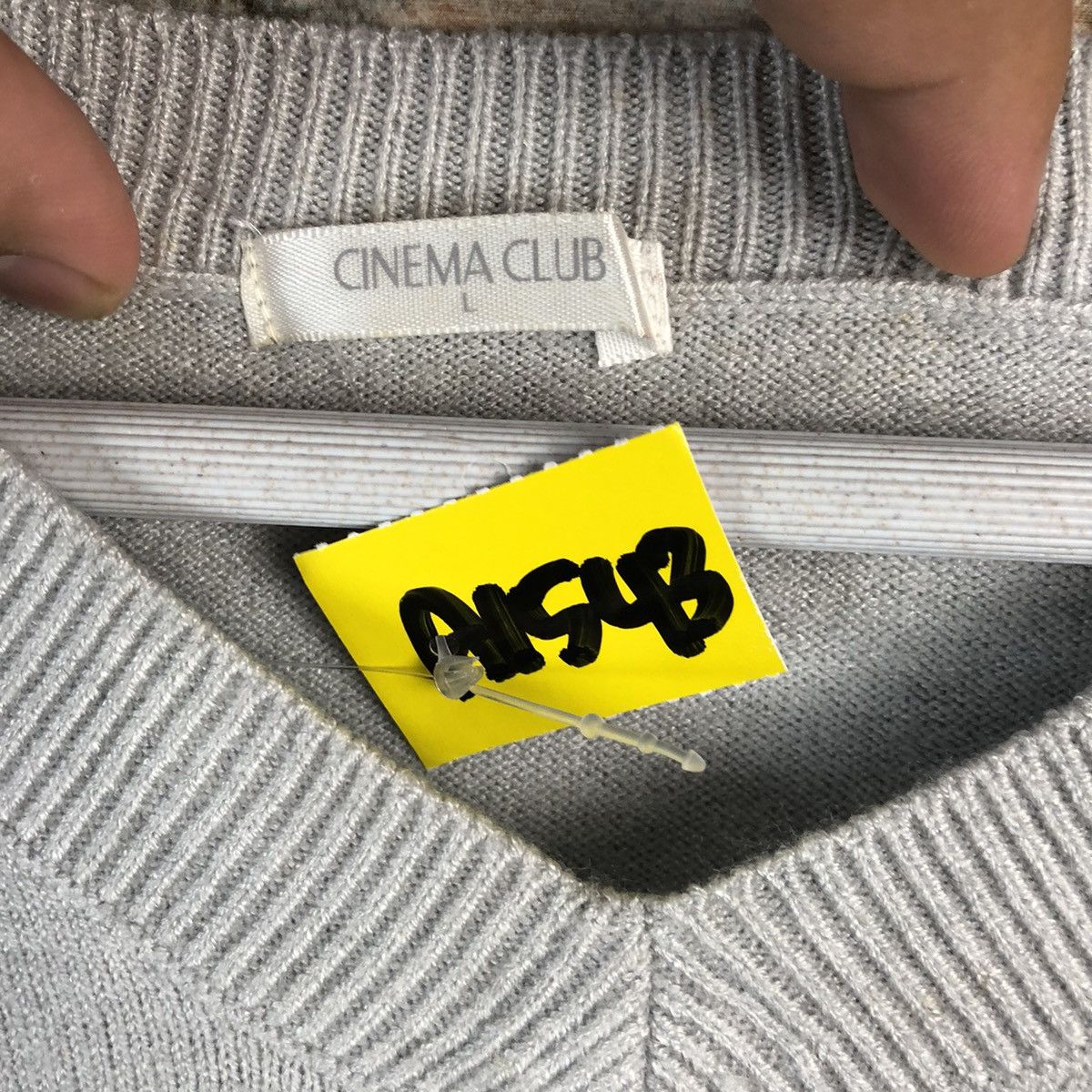 Homespun Knitwear × Japanese Brand × Solid and Striped Cinema Club Grey stripe Knitwear #A1543 Size L / US 10 / IT 46 - 10 Thumbnail