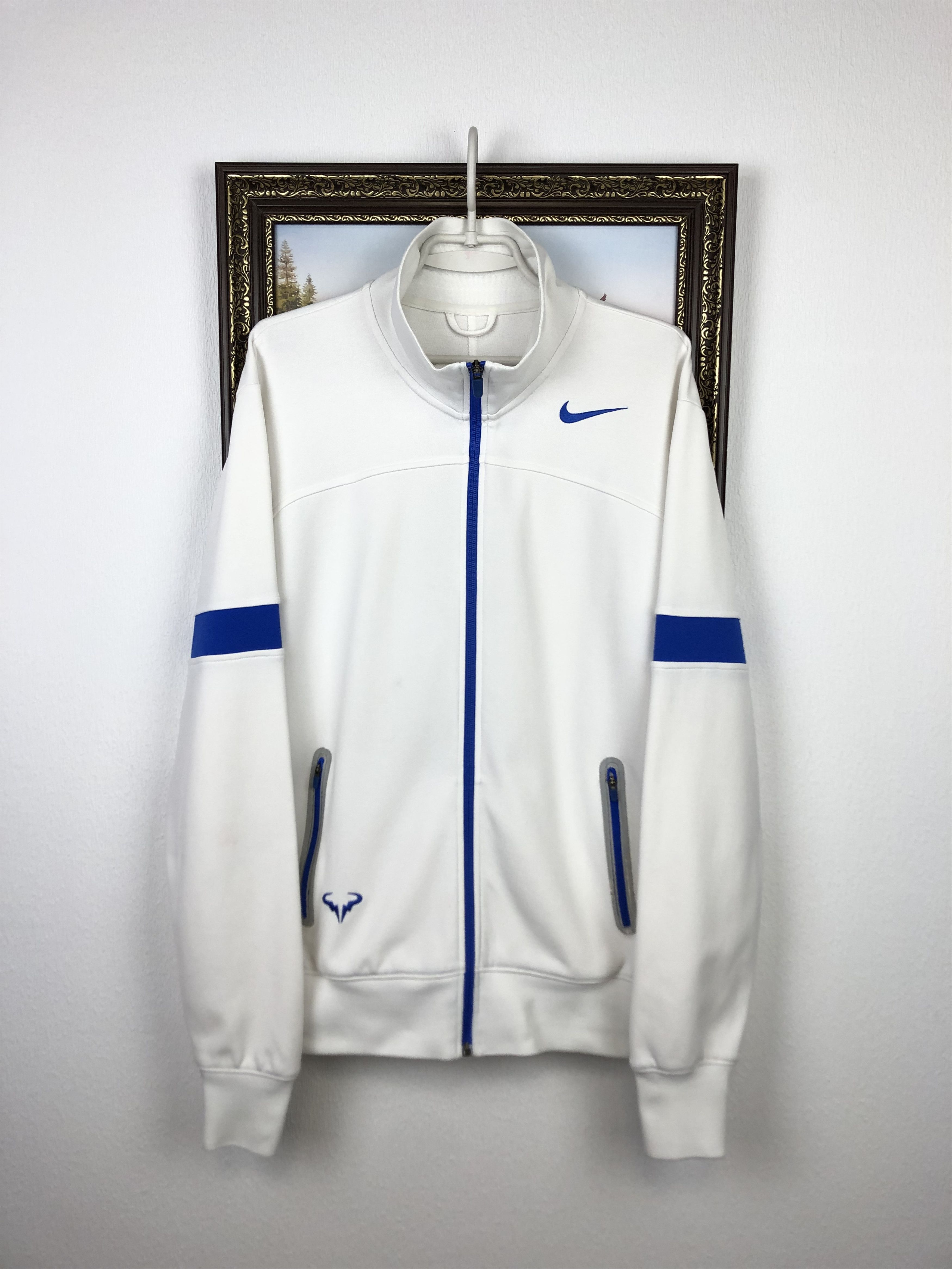 Nike Nike Rafa Nadal Wimbledon 2011 Jacket White Mens Tennis Size US L / EU 52-54 / 3 - 1 Thumbnail