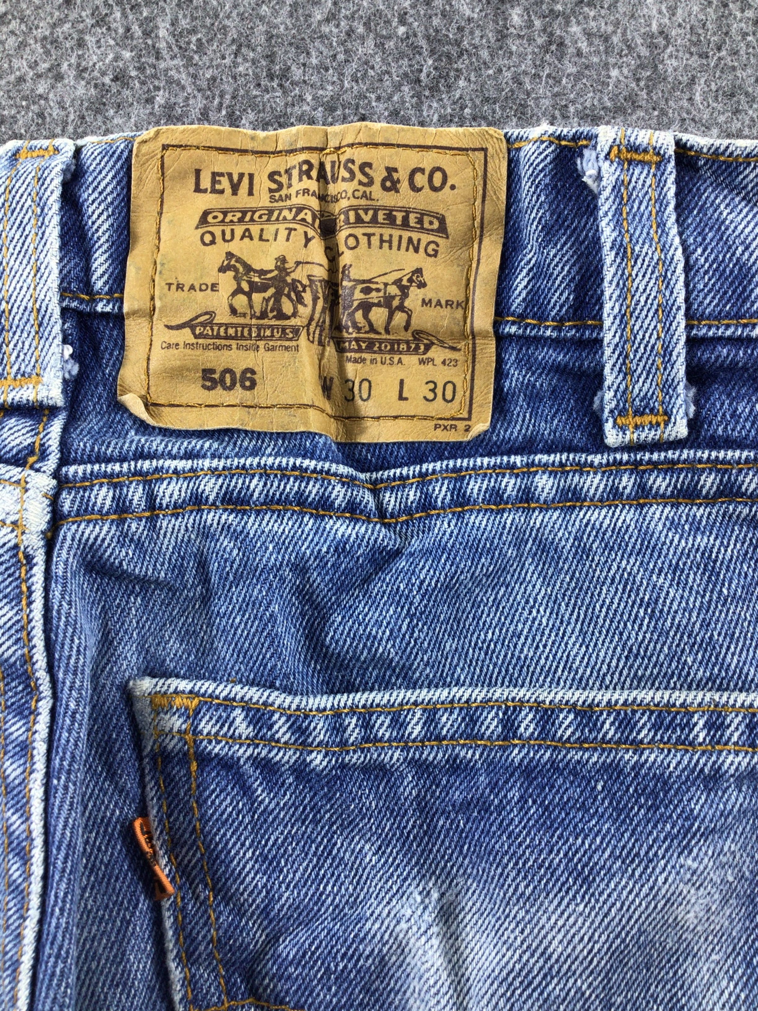 Levi's Vintage 90s Levis 506 Orange Tab Jeans-J397 Size US 29 - 5 Thumbnail
