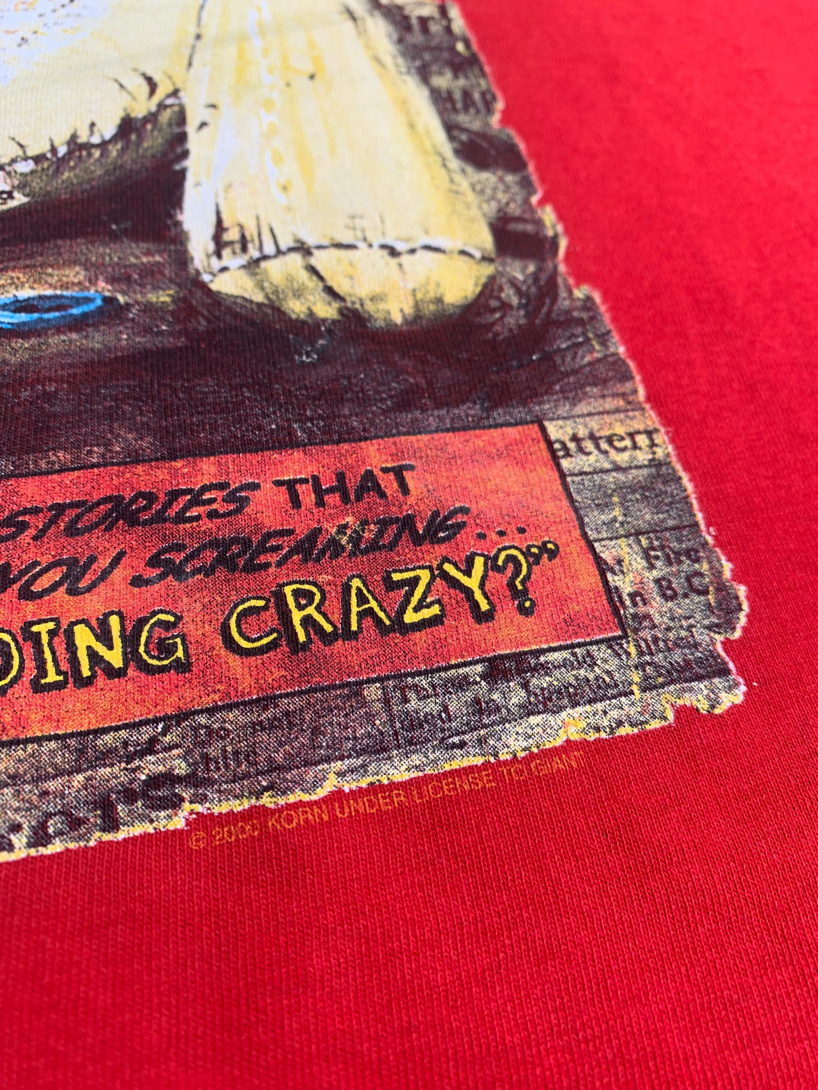 Band Tees × Vintage Vintage 00s korn issues tee giant tag Size US L / EU 52-54 / 3 - 3 Thumbnail