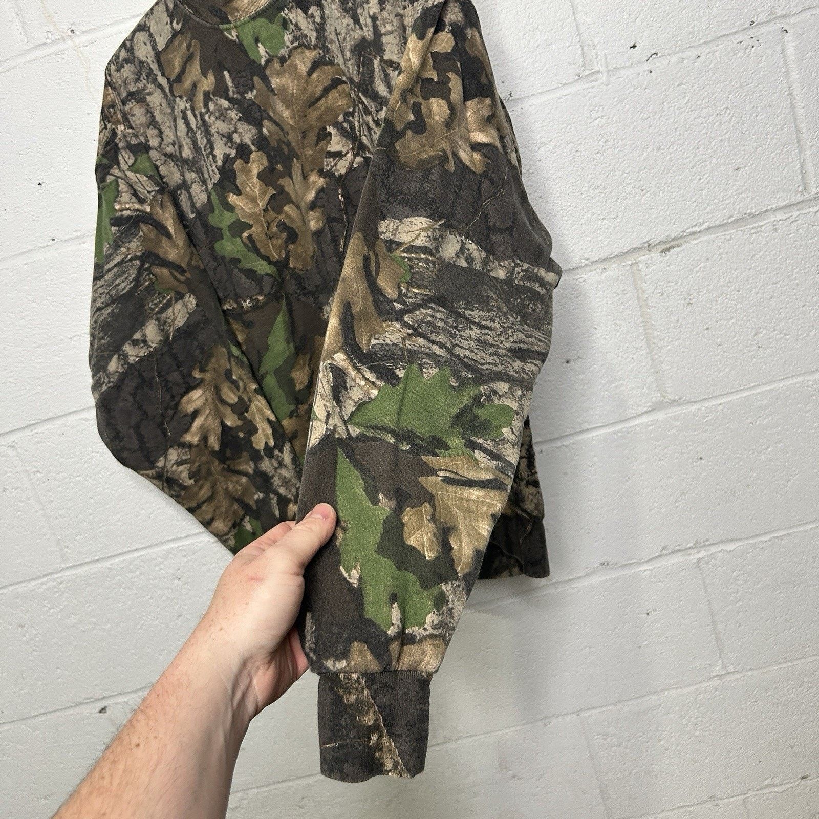 Jerzees Vintage Jerzees Outdoor Mossy Oak Camo Crewneck Sweatshirt Size US M / EU 48-50 / 2 - 8 Thumbnail