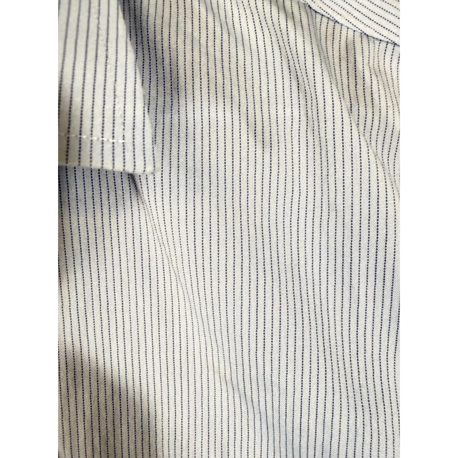 Brooks Brothers Brooks Brothers Regent Dress Shirt Mens 18-34 Blue Pinstriped Non-Iron Stretch Long Sleeve Regular Chest 55 in Womens? Size 48R - 5 Thumbnail