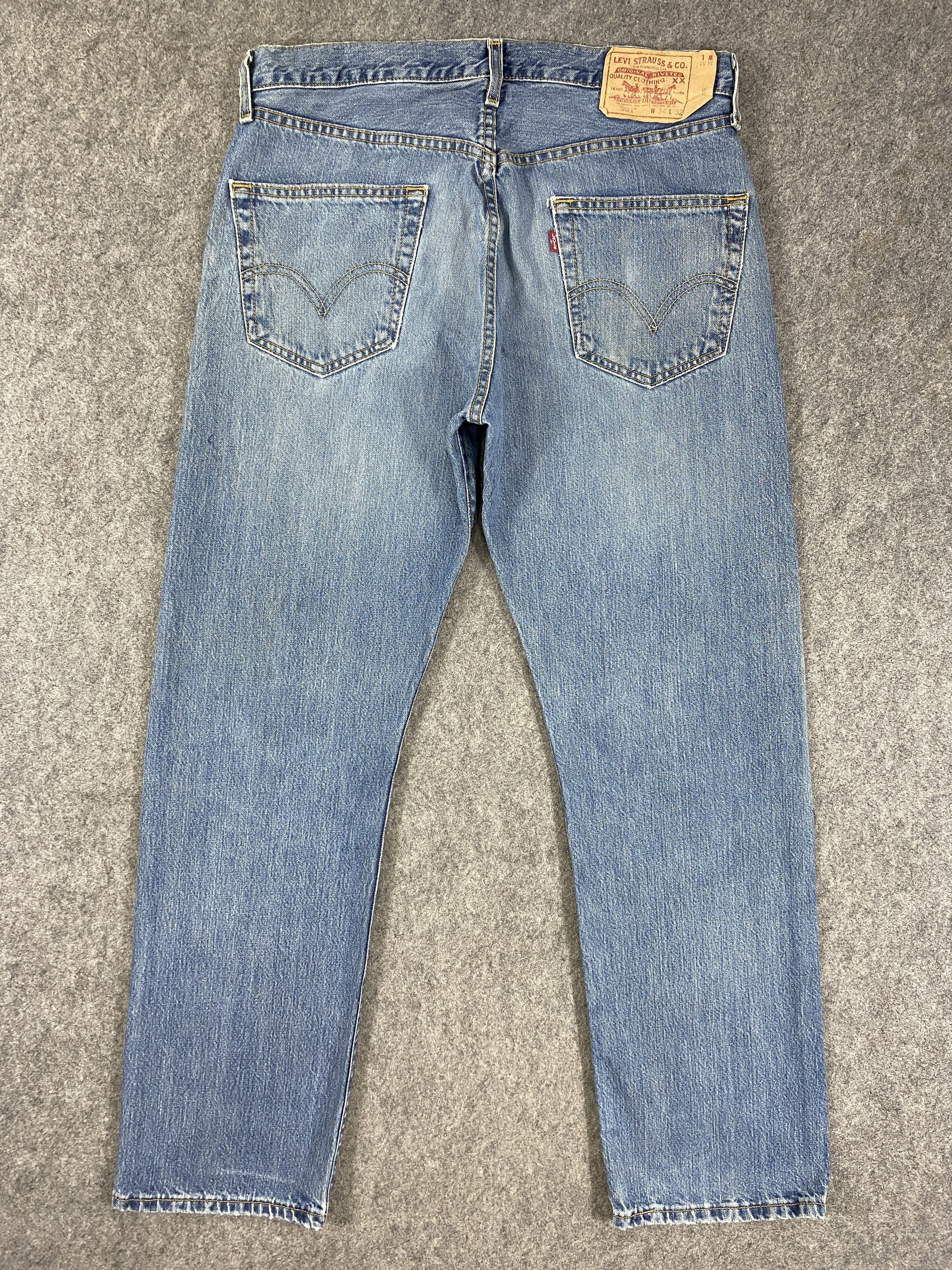 Japanese Brand Blue Wash Vintage Levi's 501 Jeans 34x32 Denim -JN2218 Size US 34 / EU 50 - 2 Thumbnail