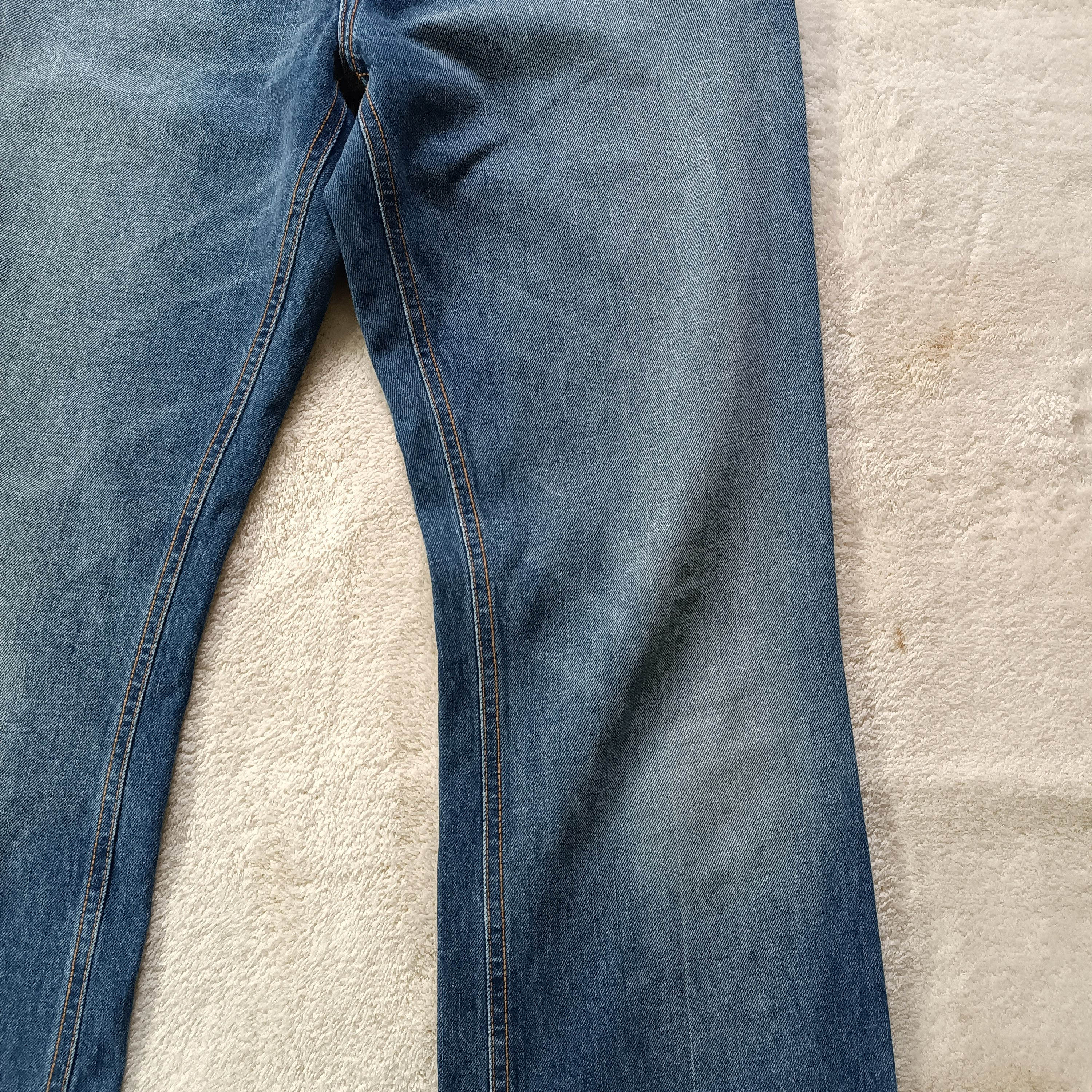 Yves Saint Laurent Italy Yves Saint Laurent Flared Denim Jeans Size 32" / US 10 / IT 46 - 10 Thumbnail