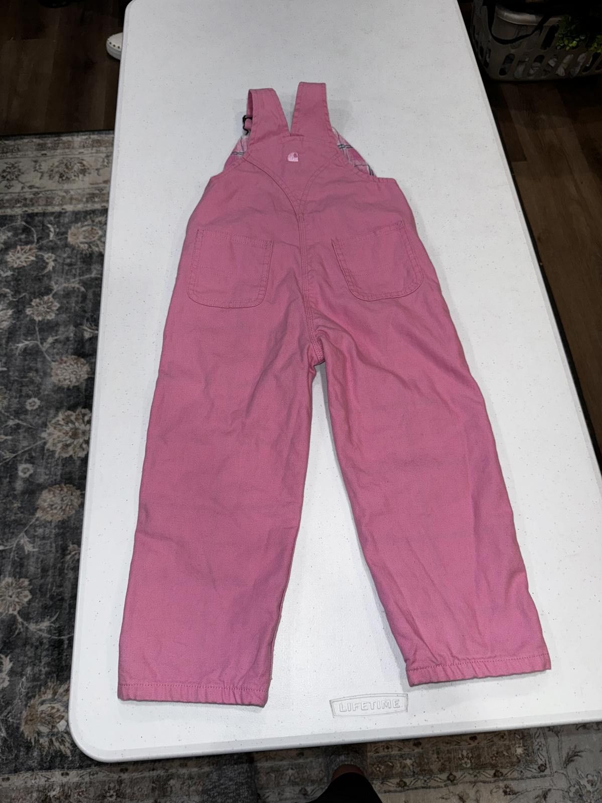 Carhartt Carhartt Kids' Pink Overalls 4T Size XXS / US 00 / IT 34 - 2 Thumbnail