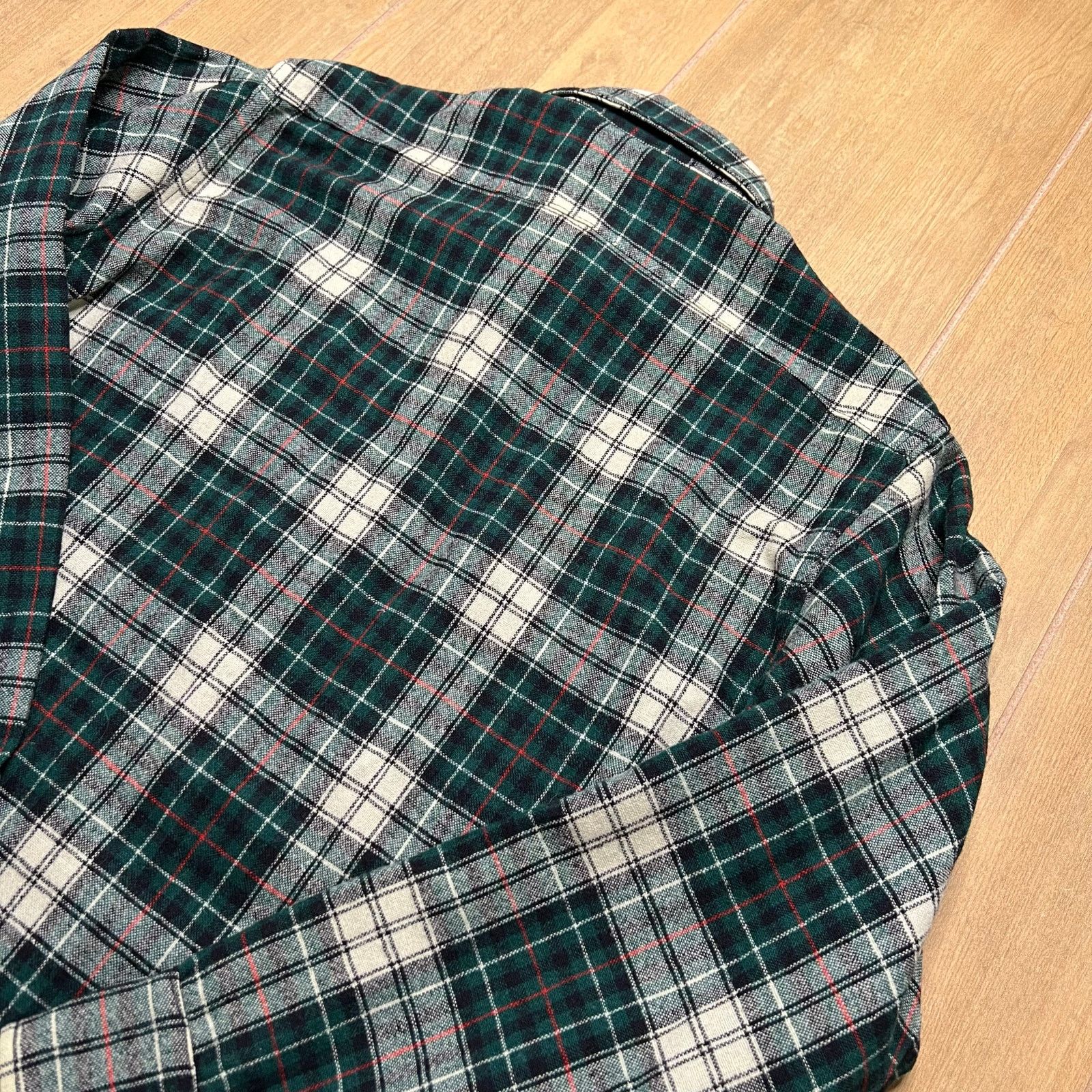 Woolrich Woolen Mills Woolrich Plaid Wool Shirt Flannel Mens Medium Green Lined Size US M / EU 48-50 / 2 - 12 Thumbnail