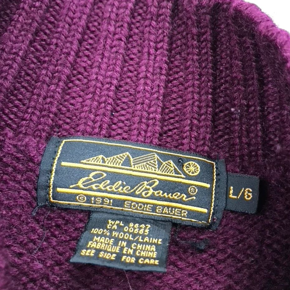Eddie Bauer VINTAGE Eddie Bauer Sweater Womens Small Wool Floral Grandma Loud Knit 90s Size S / US 4 / IT 40 - 6 Thumbnail