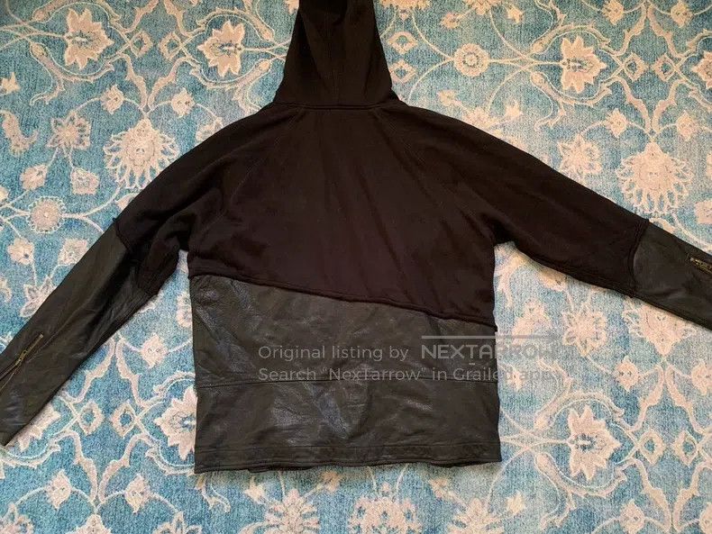 Greg Lauren Greg Lauren Leather patchwork hoodie leather jacket Size US XL / EU 56 / 4 - 4 Thumbnail