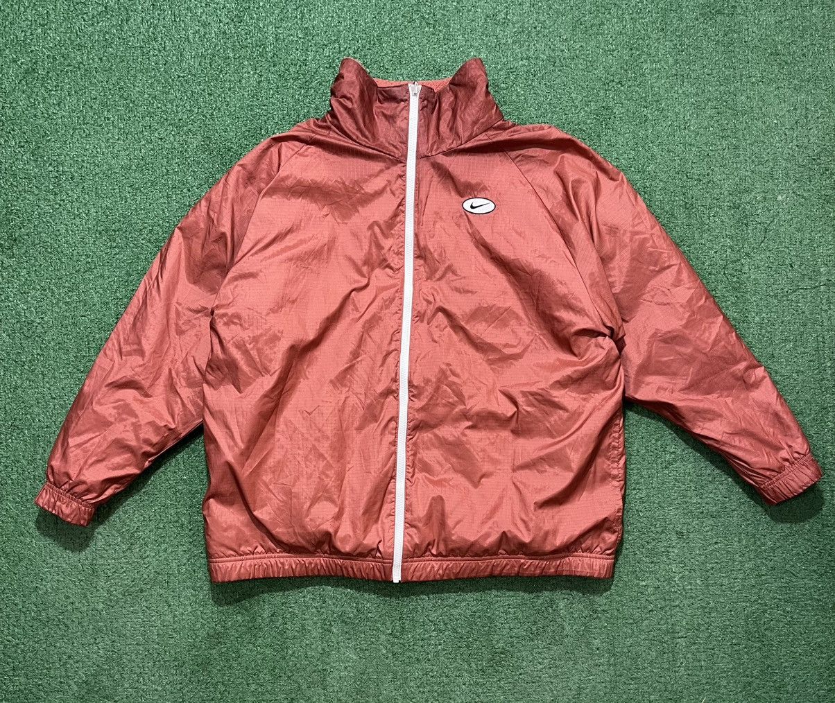 Nike Nike Big Logo Swoosh Fleece Jacket Reversible Size L / US 10 / IT 46 - 3 Thumbnail