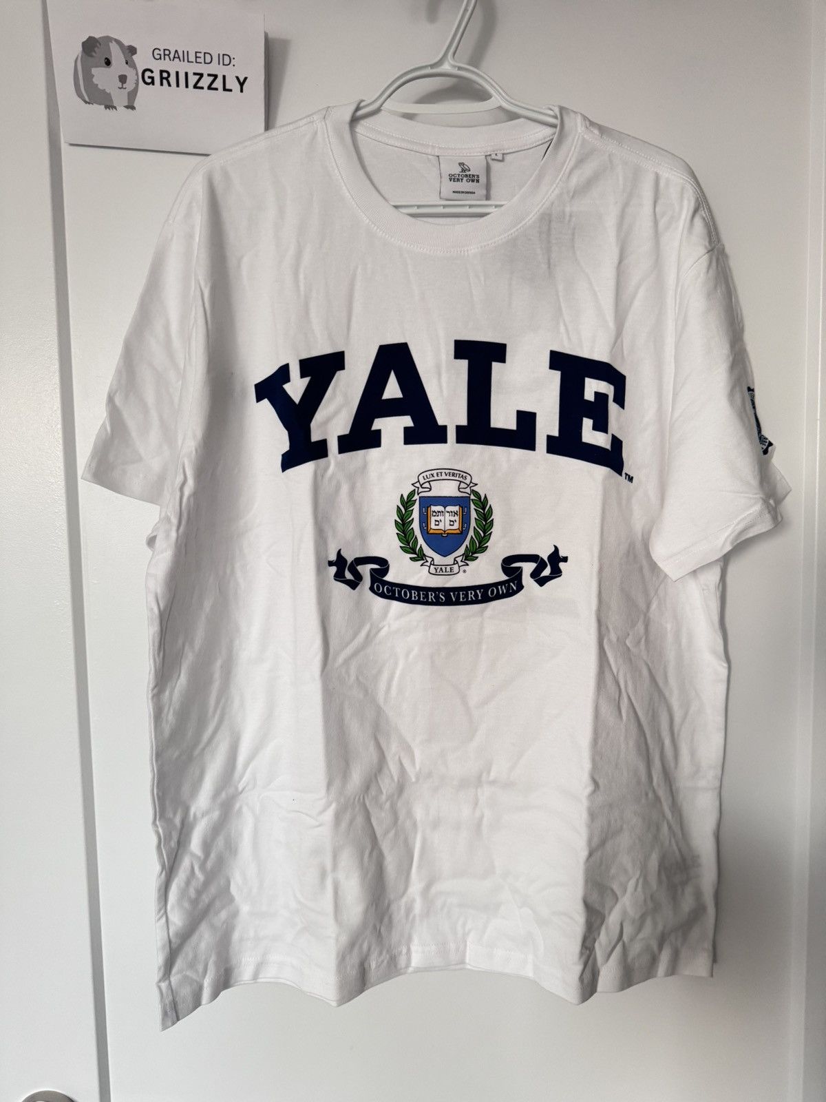 Drake OVO X Yale T-Shirt 🦉📚 Size US L / EU 52-54 / 3 - 6 Thumbnail
