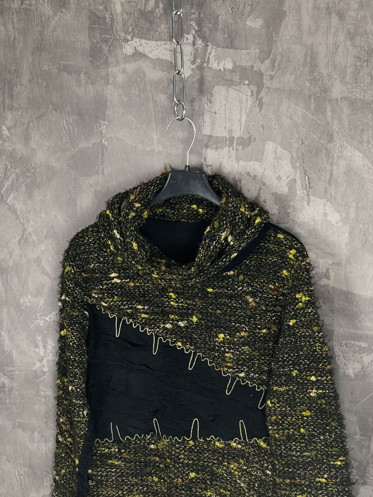 Other Y2K Avant Garde Factory Distressed Turtle Neck Sweater Size L / US 10 / IT 46 - 6 Thumbnail