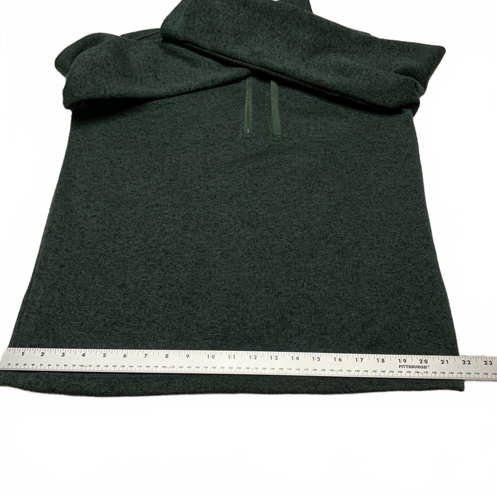 Eddie Bauer Eddie Bauer Men's Medium Green Quarter Zip Fleece Size US M / EU 48-50 / 2 - 6 Thumbnail