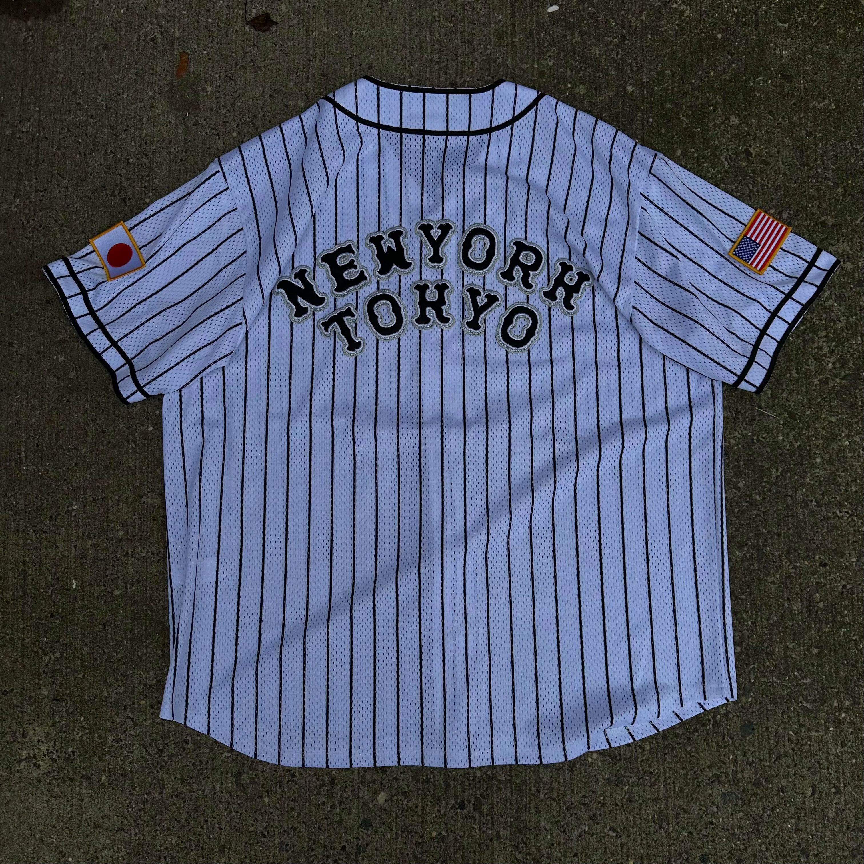 Supreme x Homerun White Baseball Jersey XXL SS25 Tokyo NY
