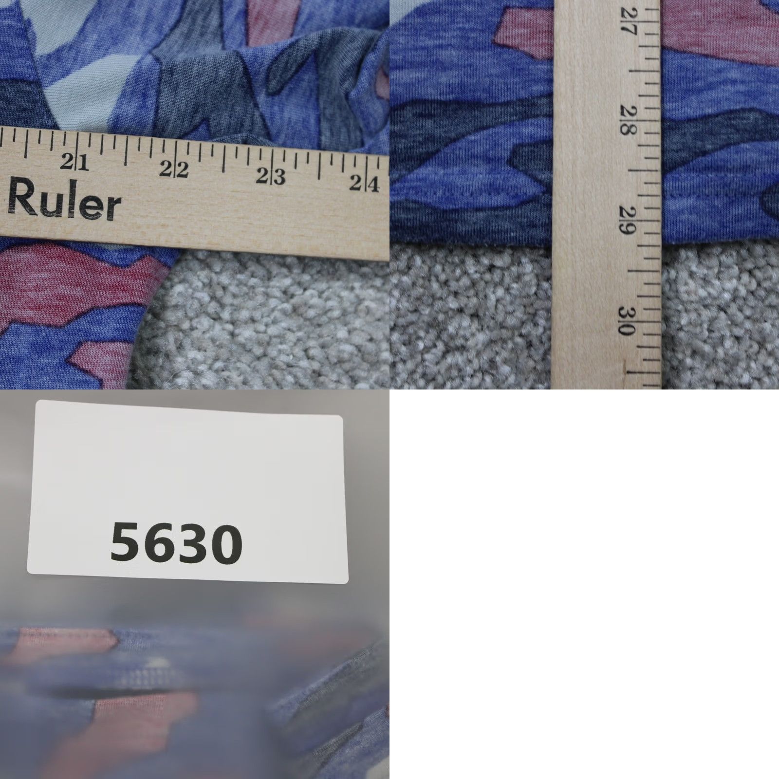 Puma PUMA Polo Shirt Mens Medium Blue Pink Camo Reverse Print Golf S/S Pullover Size US XL / EU 56 / 4 - 9 Thumbnail