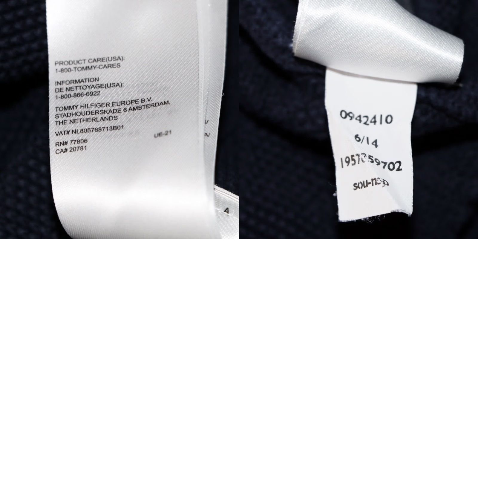 Tommy Hilfiger Tommy Hilfiger Top Mens L Denim Jumper Size Navy Crew Neck Pullover Used Size US L / EU 52-54 / 3 - 8 Thumbnail