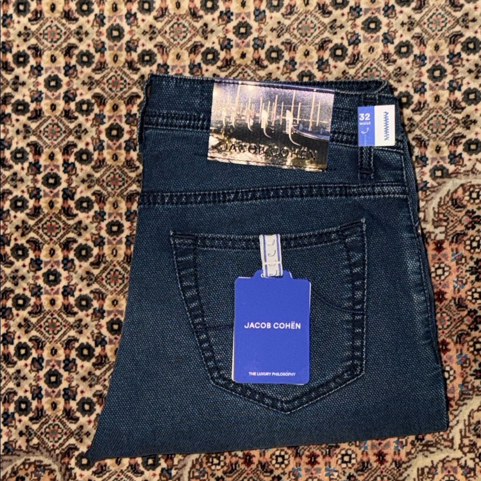 Jacob Cohen NWT Jacob Cohen Men's Deep Indigo Bard Jeans Size 32 Size US 32 / EU 48 - 1 Thumbnail