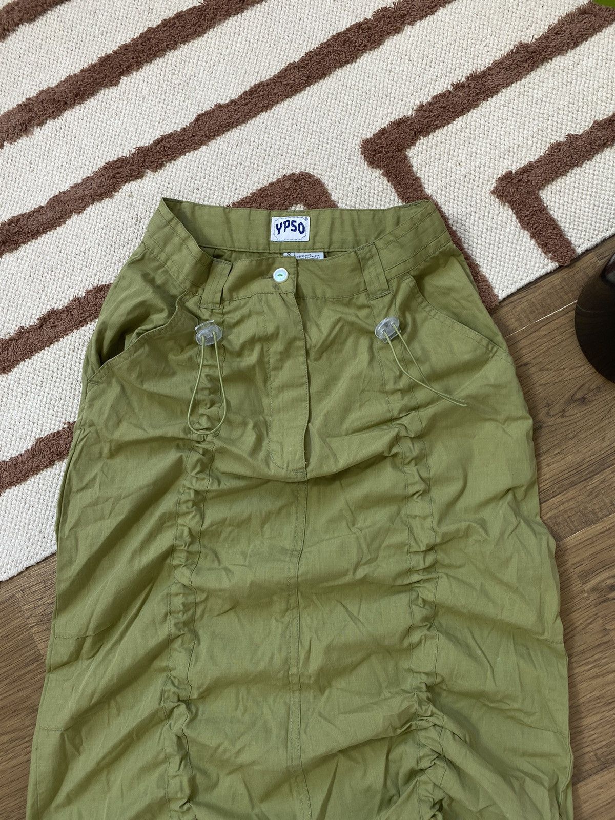 Vintage DRAPERY CARGO ON PUFFS GORPCORE SKIRT Size 25" / US 0 / IT 36 - 3 Thumbnail
