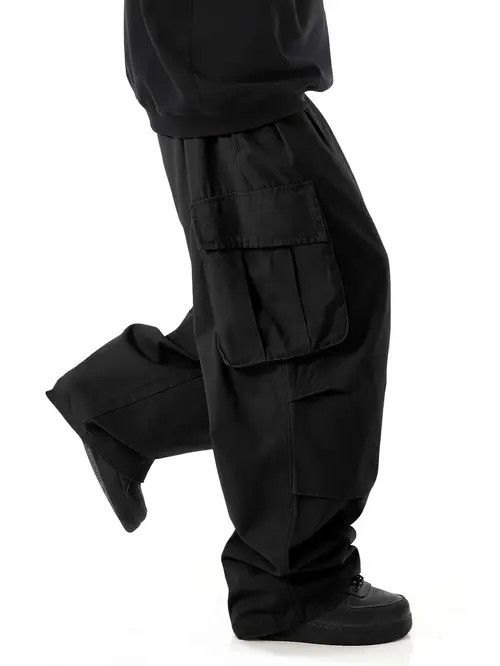 Japanese Brand Parachute Multi-Pocket Sweatpants Gorpcore Cargo Size US 32 / EU 48 - 4 Thumbnail