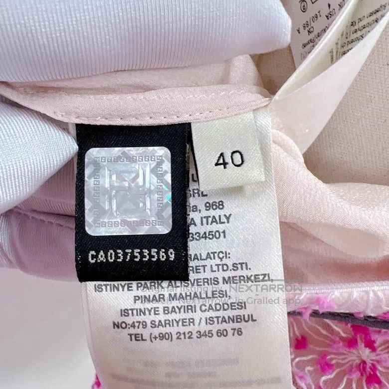 Fendi Fendi Pink sleeveless lace printed dress Size XS / US 0-2 / IT 36-38 - 7 Thumbnail