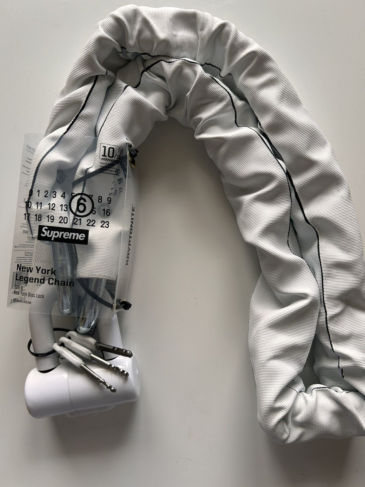 Maison Margiela × Supreme Supreme mm6 margiela kryptonite chain  