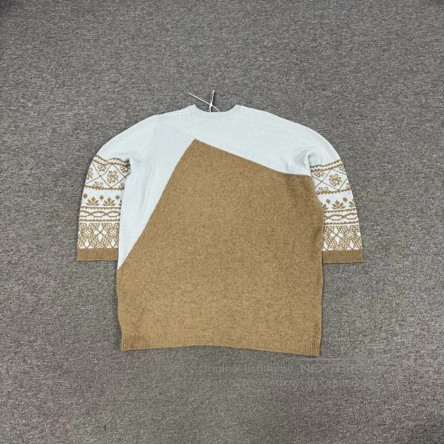 Hermes Hermes Colorful snowflake pattern round-neck cashmere knit Size M / US 6-8 / IT 42-44 - 2 Thumbnail