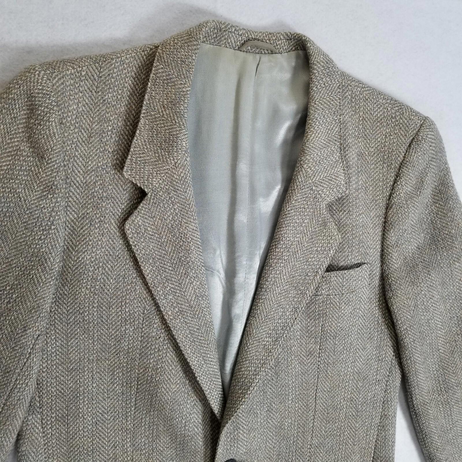 Other 4/40 Jaguar Suit Jacket Made In Hungary Two-Button Vintage Size 40R - 8 Thumbnail