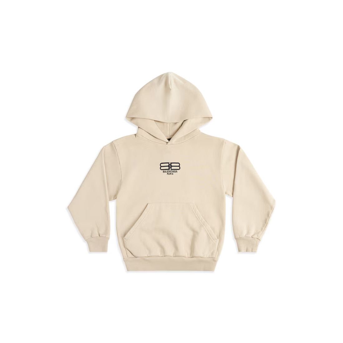 Balenciaga o1mt1gz1224 KIDS - BB Paris Icon Hoodie in Beige Size US XXS / EU 40 - 1 Thumbnail