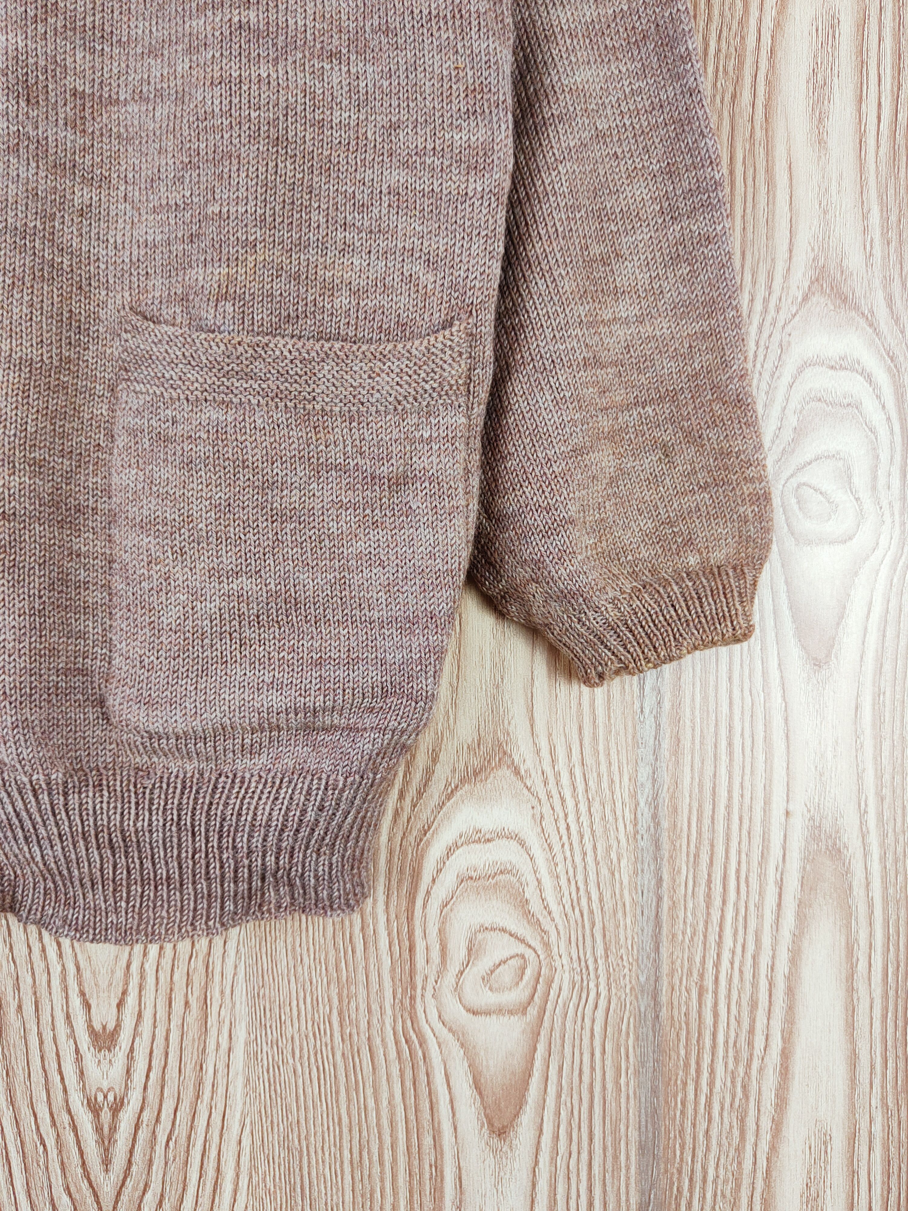 Homespun Knitwear × Japanese Brand Japanese Brand Brown Knitwear Cardigan #W586 Size US S / EU 44-46 / 1 - 8 Thumbnail