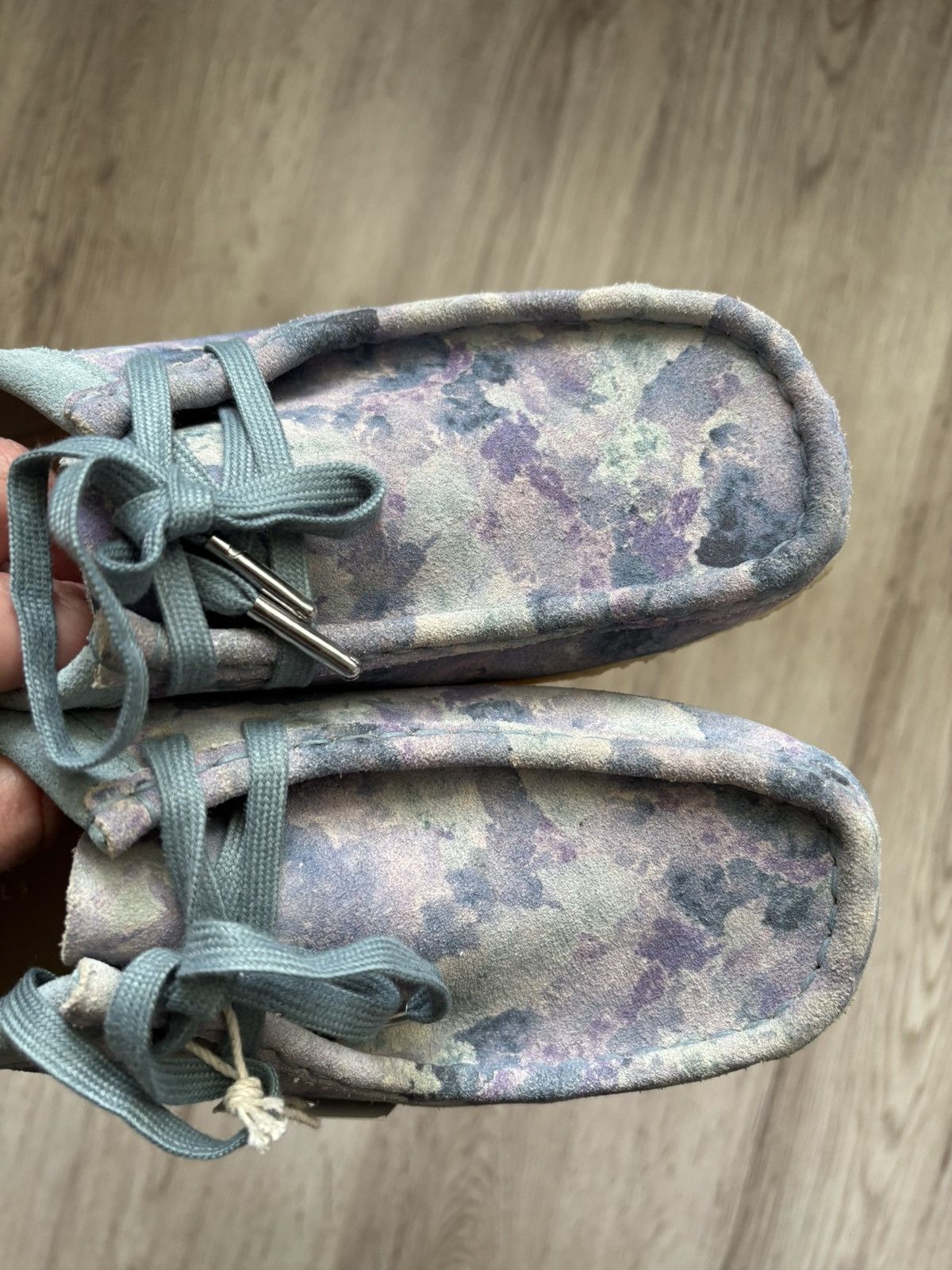 Clarks Clarks Wallabee floral multicolor print leather Size US 8.5 / IT 38.5 - 3 Thumbnail