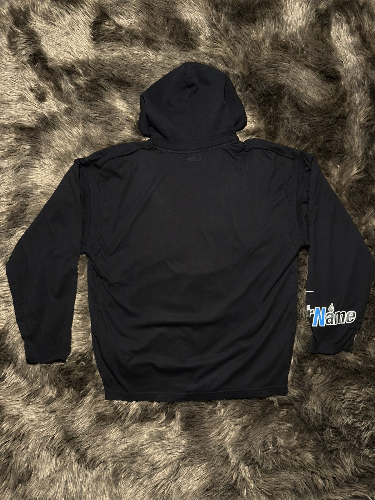 Vetements SS19 Double Layered Company Name Hoodie Size US S / EU 44-46 / 1 - 11 Thumbnail
