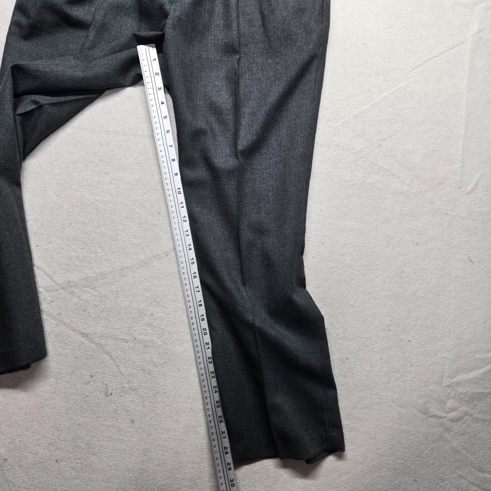 Vintage Gray Dress Pants Straight Leg Adult Men's Size 38 x 30 S Size US 38 / EU 54 - 6 Thumbnail