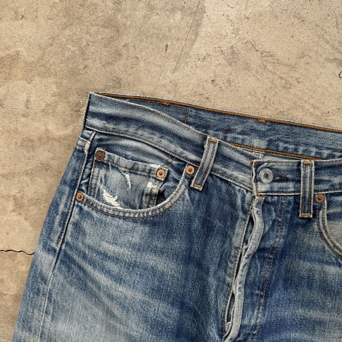 Levi's Vintage Levis 501 Denim Size US 32 / EU 48 - 6 Thumbnail