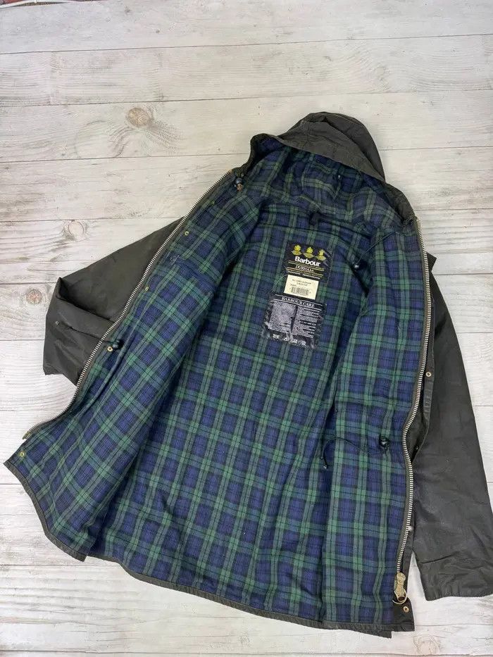 Barbour Vintage Barbour Waxed Jacket A5 Lined Durham Size US S / EU 44-46 / 1 - 15 Thumbnail