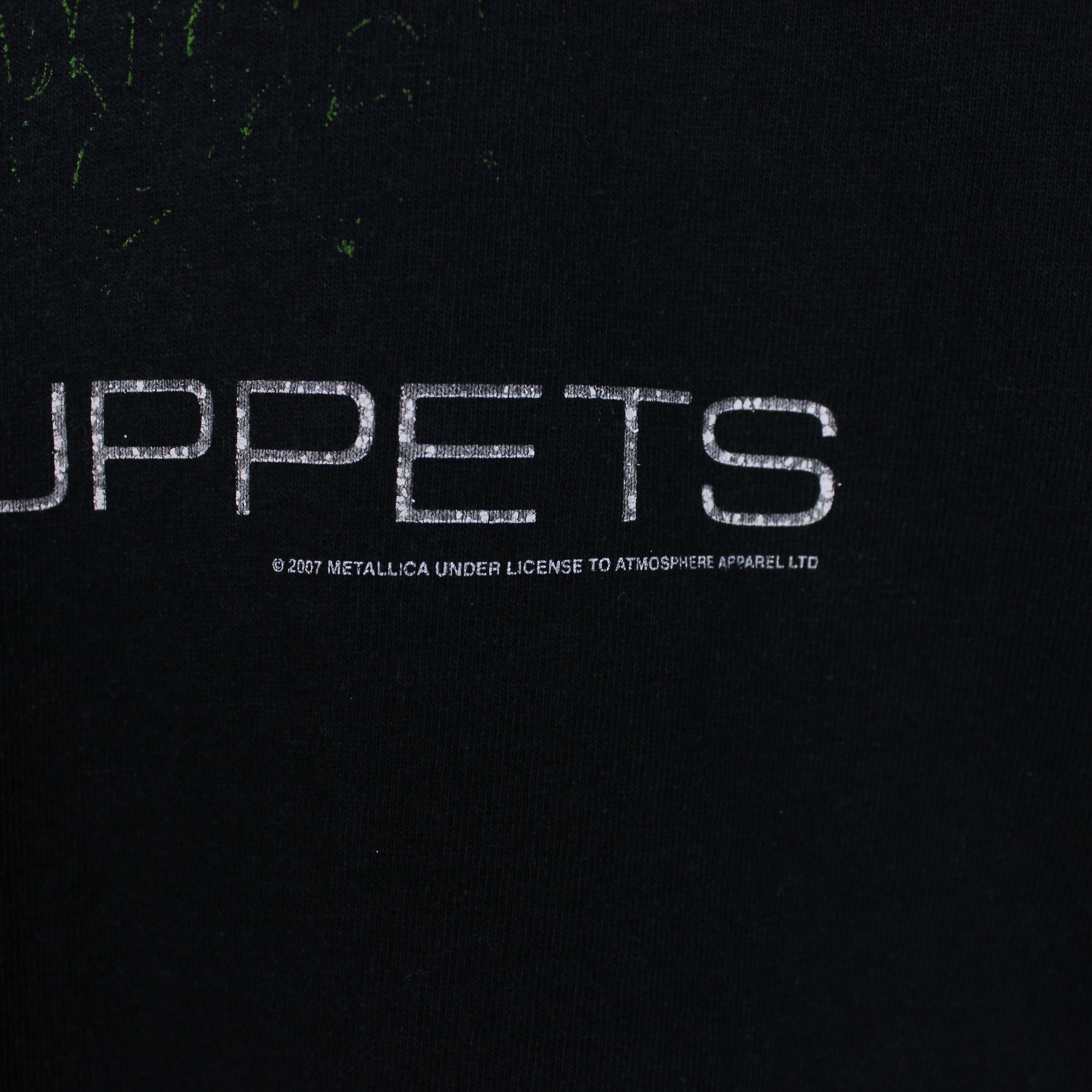 Band Tees 2007 METALLICA “MASTER OF PUPPETS” T-SHIRT vintage TEE Size US M / EU 48-50 / 2 - 6 Thumbnail