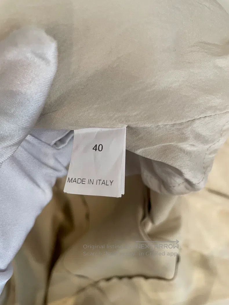 Brunello Cucinelli Brunello Cucinelli Beige Beaded Leather Jacket Size XS / US 0-2 / IT 36-38 - 5 Thumbnail